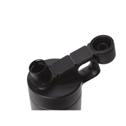 Black Powder MiiR® Vacuum Insulated Wide Mouth Hatchback Chug Lid Bottle - 20 Oz.