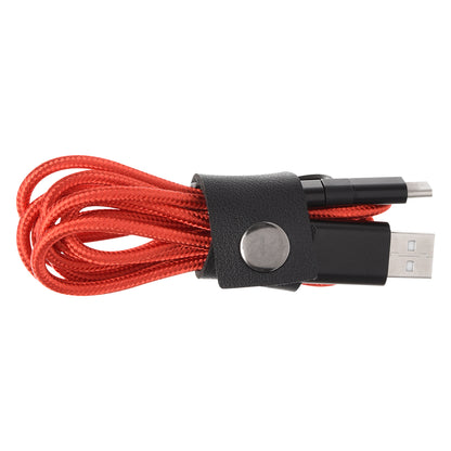 BLACK 10' Charging Cable & Snap Wrap Kit plain grouped