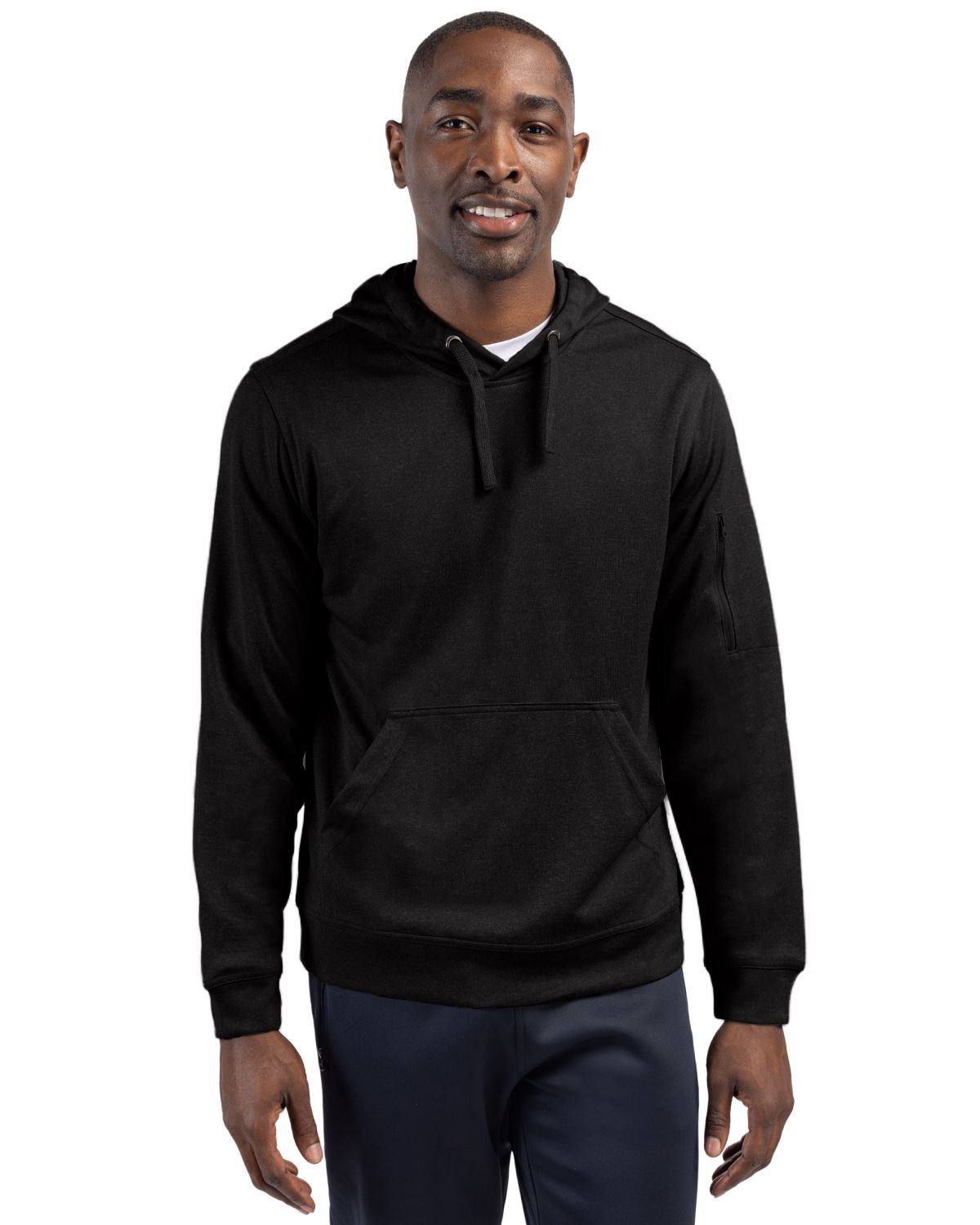 Black Clique Lift Eco Performance Unisex Pullover Hoodie Sweatshirt  - XS