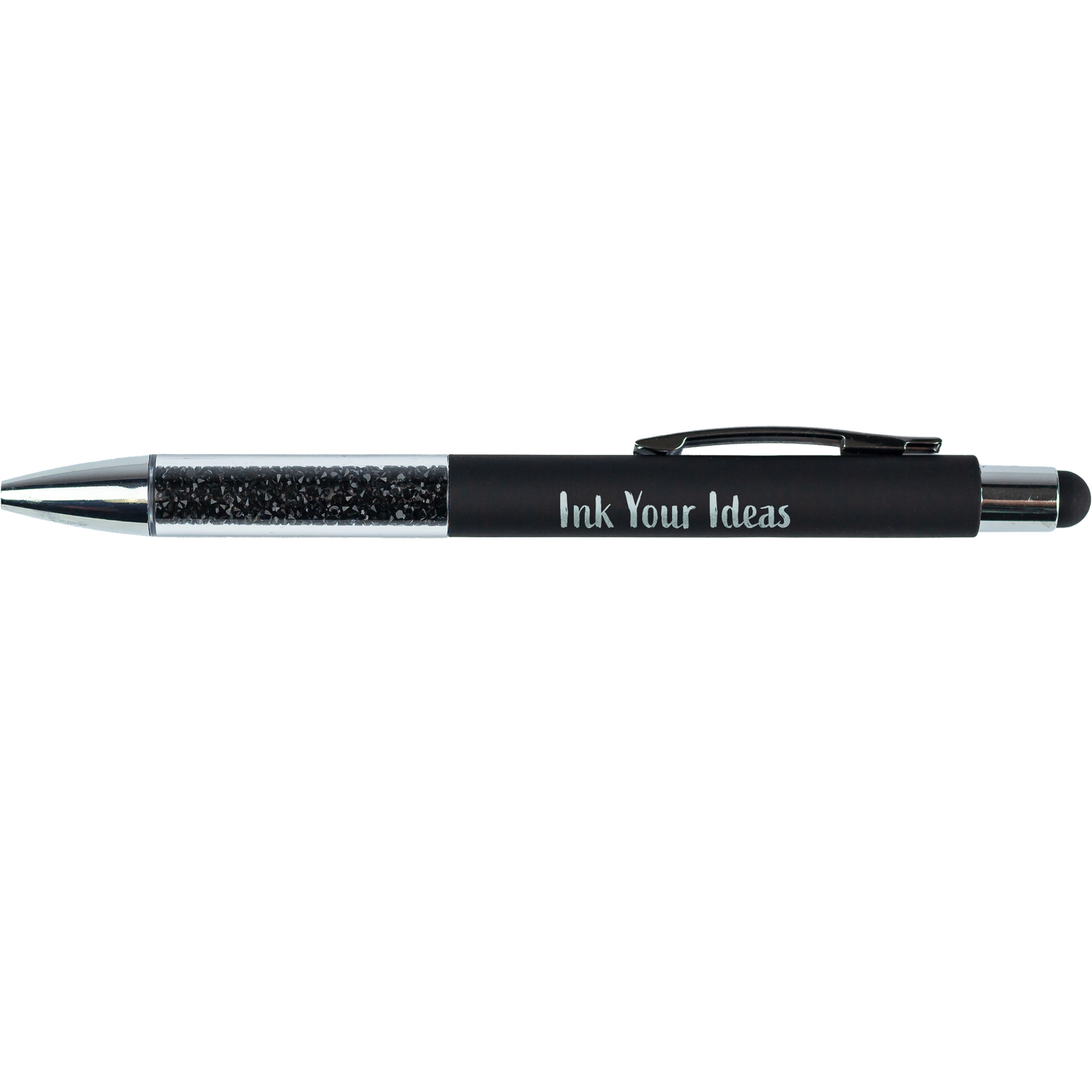 Recycled Glitter Grip Stylus Pen