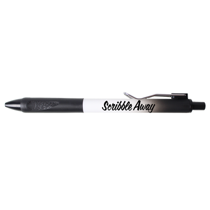 Recycled Ombre Pen with a Rubber Grip & Metal Clip