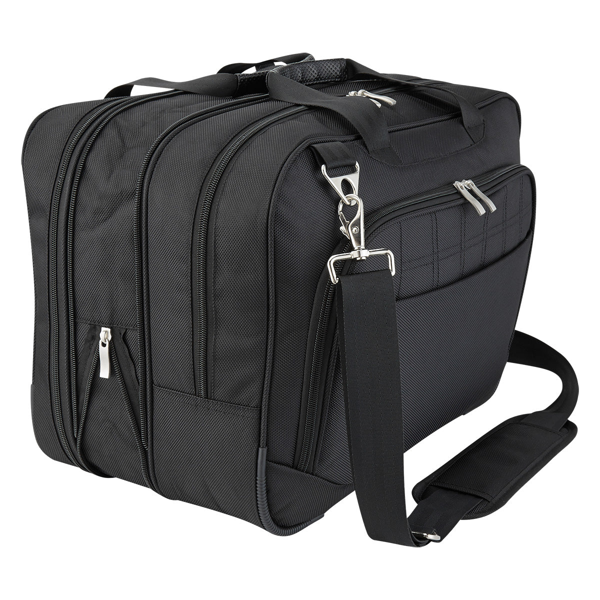 BLACK Superlative Laptop Briefcase  grouped