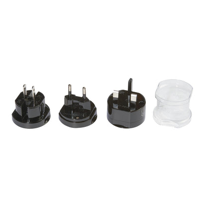BLACK Universal Travel Adapter  grouped