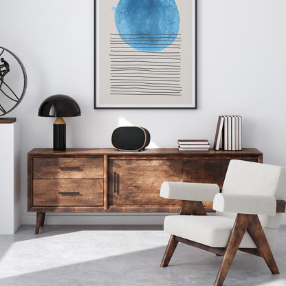 Black iLive™ Retro Wireless Bluetooth Speaker