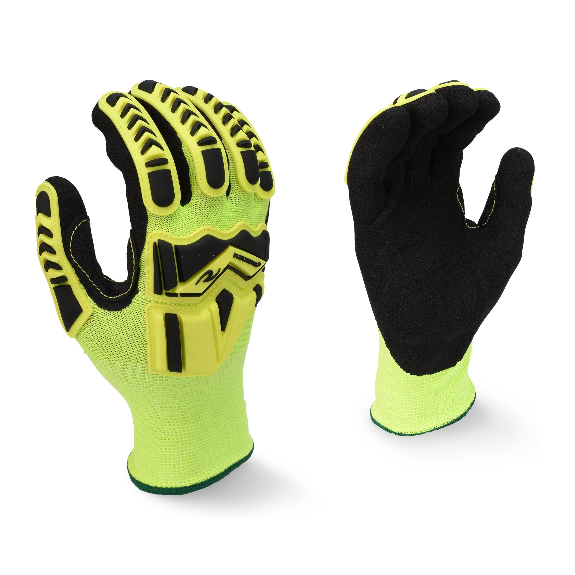 RWG23 High Visibility Work Glove with TPR and Padded Palm - Size 2X