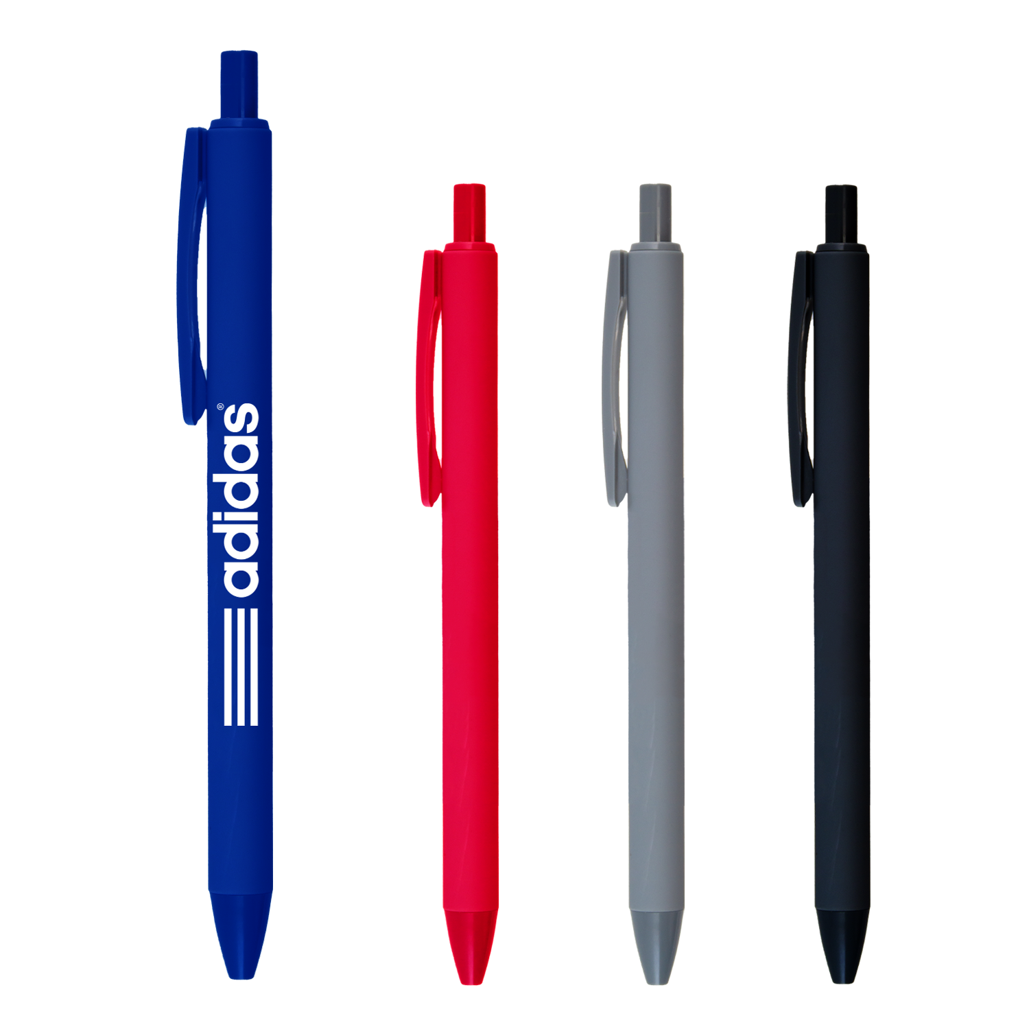 Black Bolt Soft Touch Retractable Ballpoint Pen