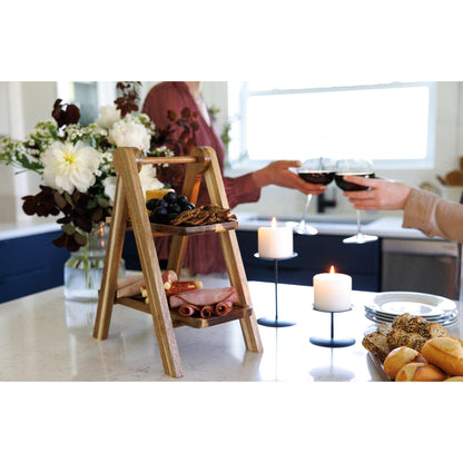 Wood La Cuisine 2 Tier Serving Tray