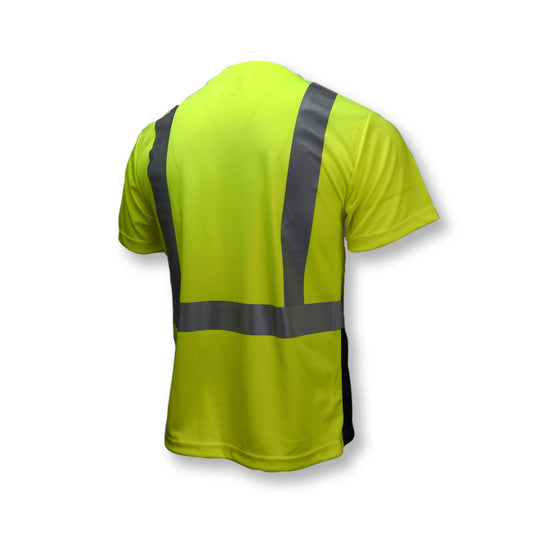 ST11B Type R Class 2 Short Sleeve Black Bottom T-Shirt - Green/Black - Size 2X