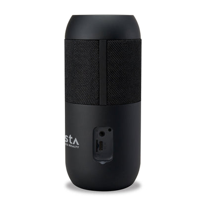 Black iLive™ Indoor and Outdoor Bluetooth Solar Speakers