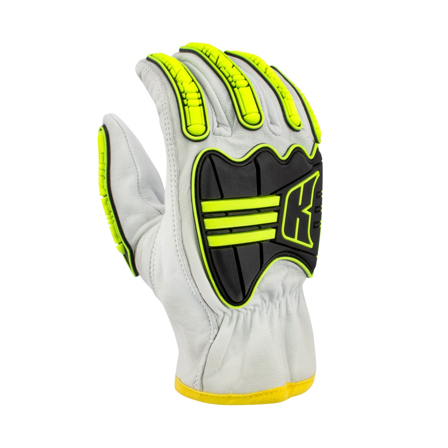 RWG56 KAMORI® A6 White Grain Goatskin Driver with TPR - Size L