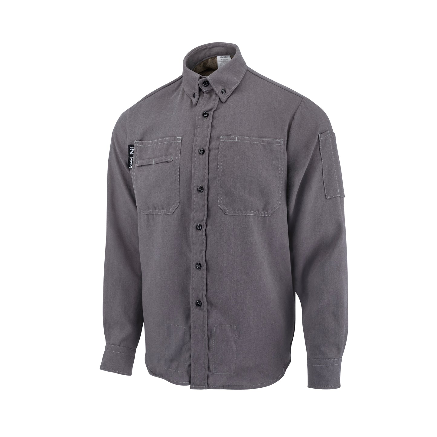VTS5VSH Tecasafe® One 5.7 oz Vented FR Shirt - Gray - Size XL