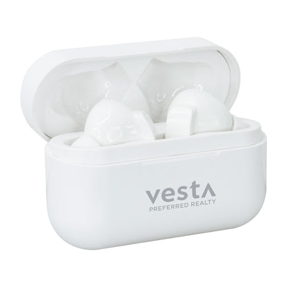 White iLive™ Truly Wireless Earbuds with Active Noise Canceling