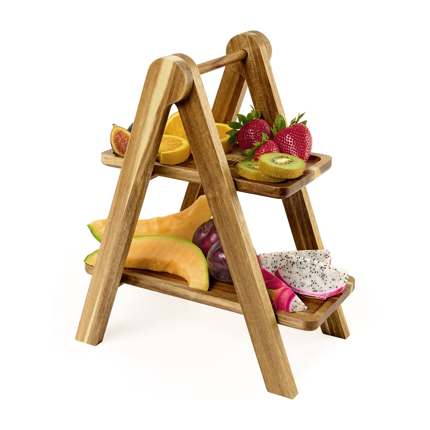 Wood La Cuisine 2 Tier Serving Tray