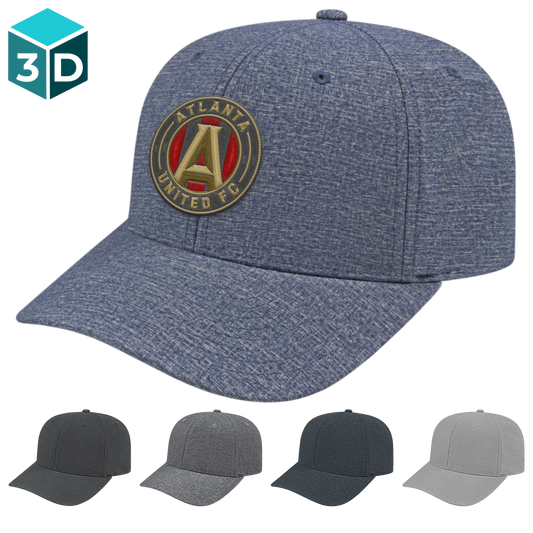 Charcoal C A Flexfit 110 Melange Snap Back Cap