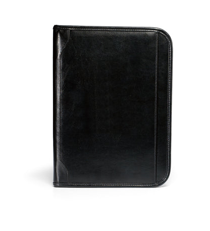 Black Vintage Leather Padfolio