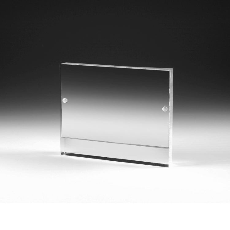 Acrylic Magnetic Frame - 4" x 6" Insert - Laser Engraved