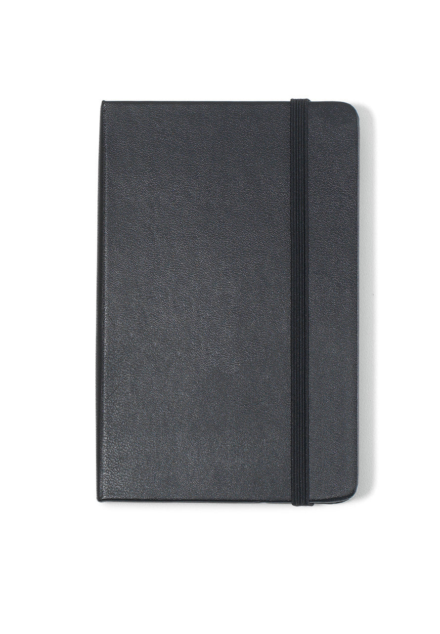 Black Moleskine® Hard Cover Plain Pocket Notebook