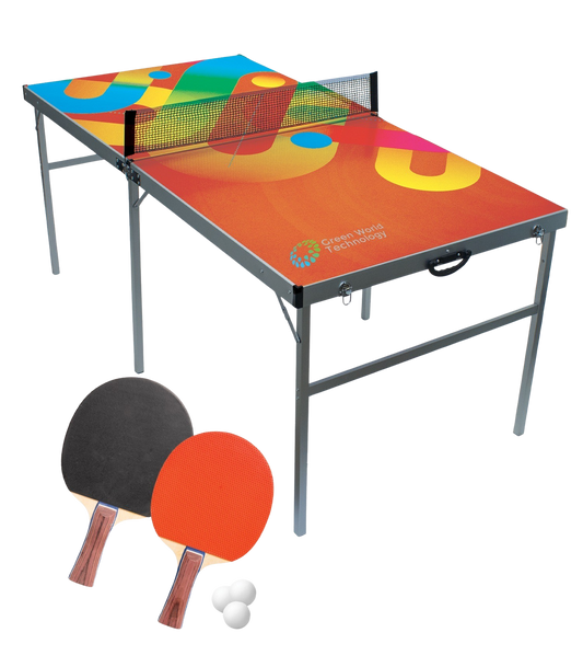 White Portable Ping Pong Table Set
