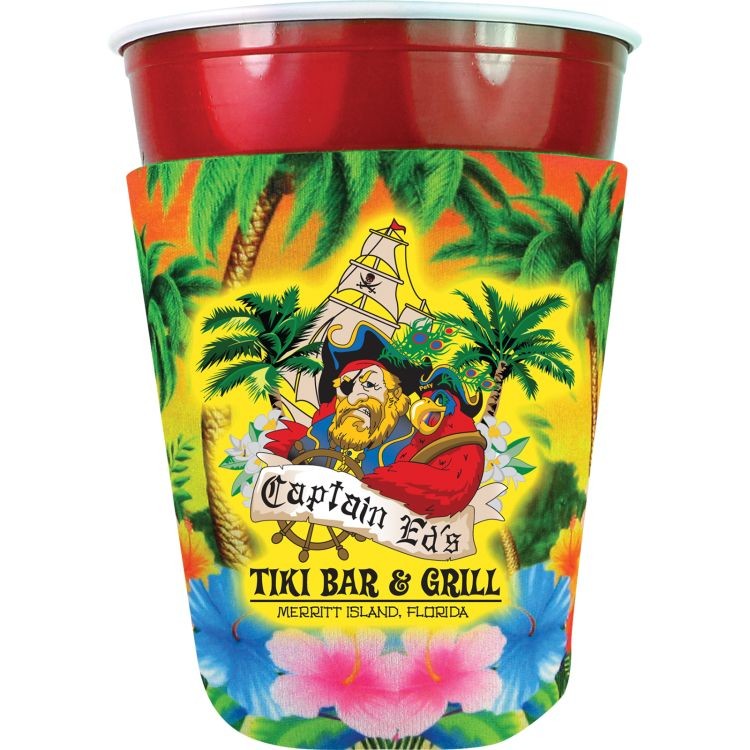 The Party Cup® Full-Color Scuba can cooler