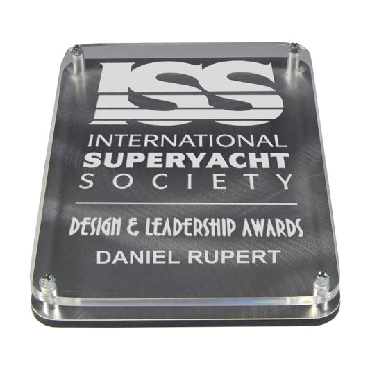 Spirit Floating Awards (5"W x 7"H x 11/18"D) - Screen Printed