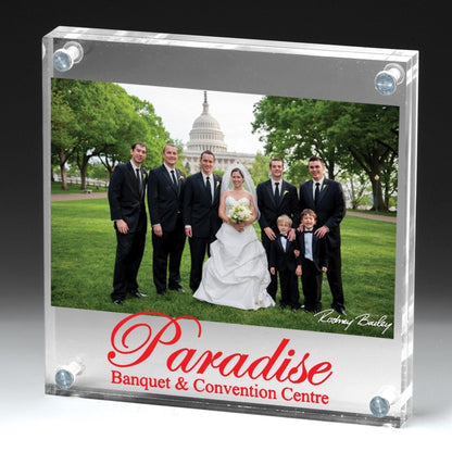 Clear Acrylic Entrapment Frame - 6-3/4" x 6-3/4"