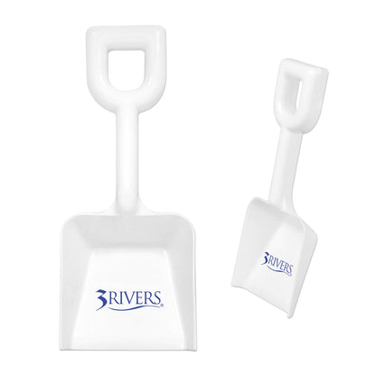 White White 8" Plastic Shovel