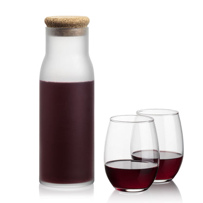 Yarmouth Carafe & Stanford Stemless Wine