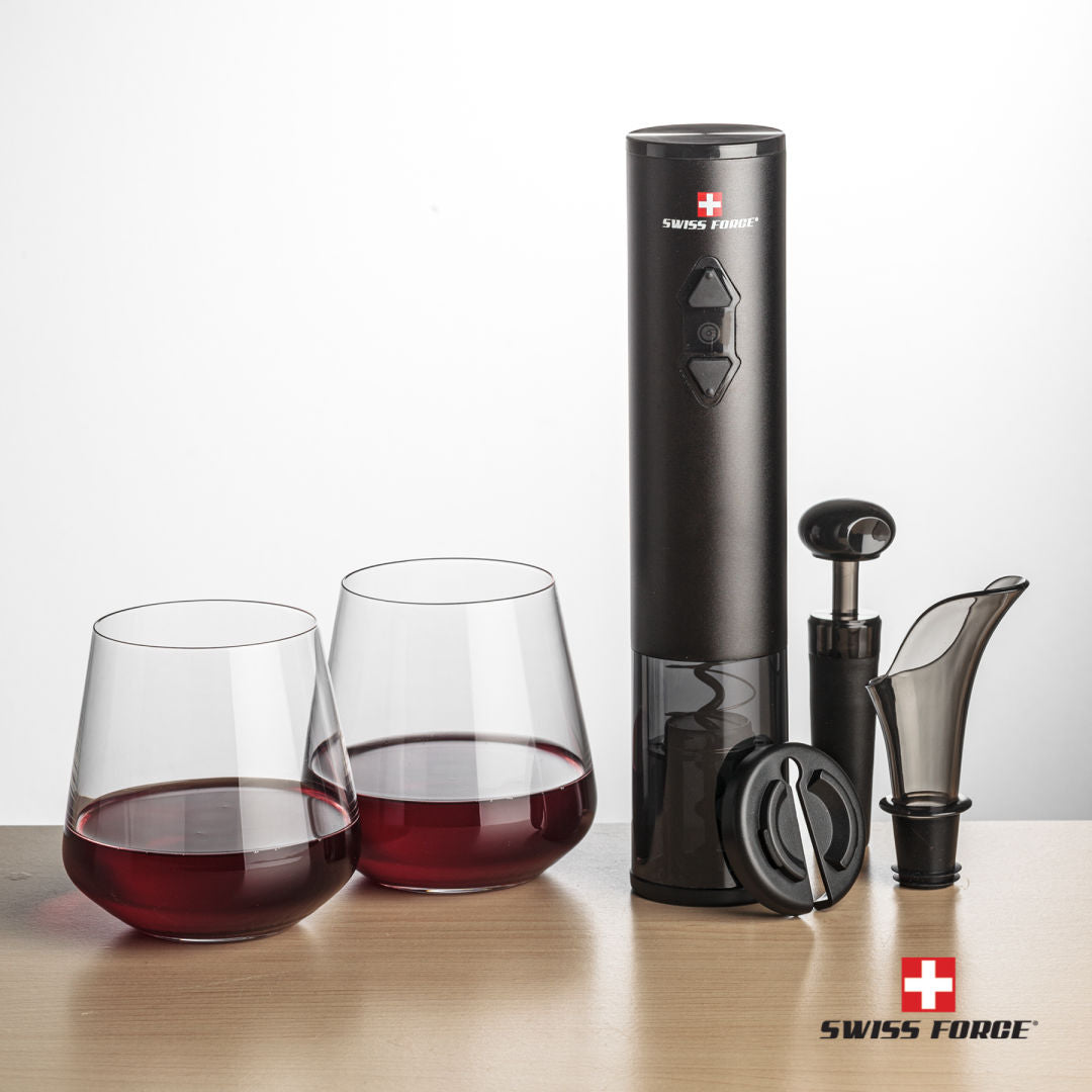 Swiss Force® Opener Set & Cannes Stemless Wine