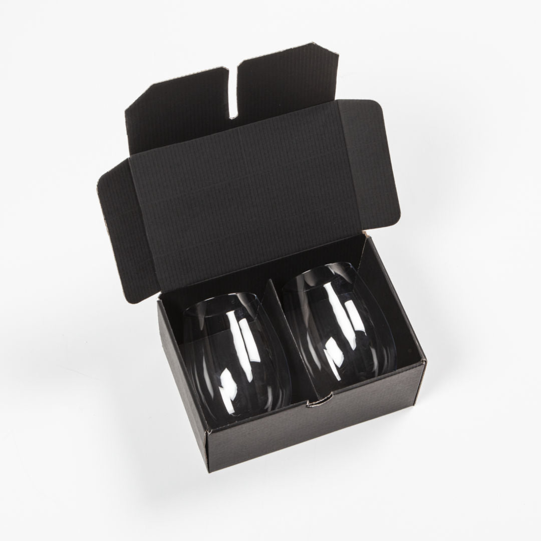 Laurent Stemless Wine - Deep Etch