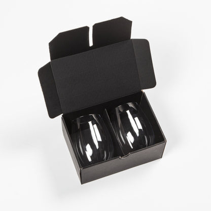 Laurent Stemless Wine - Deep Etch