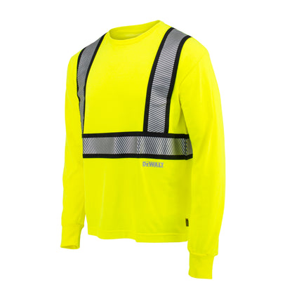 DST921 Class 2 Modacrylic FR T-Shirt - Long Sleeve - Green - Size XL