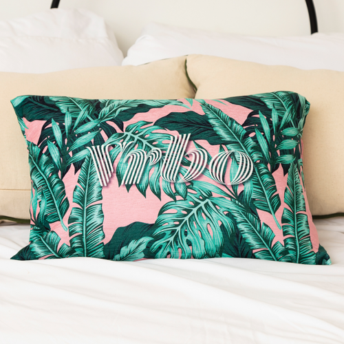 Chenille Lumbar Pillow (Not Sewn)