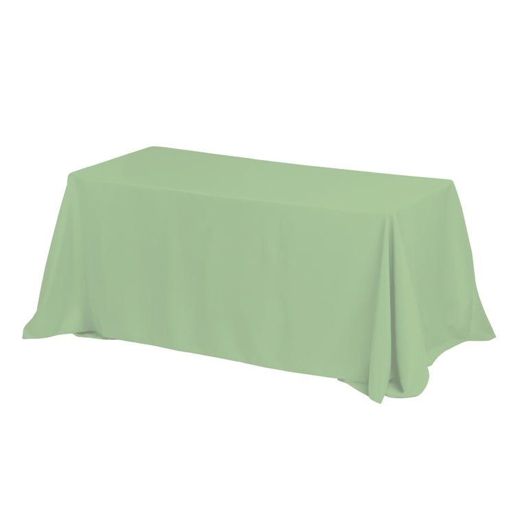 "Zenyatta Six" 4-Sided Throw Style Table Covers & Table Throws (Spot Color) / Fits 6 ft Table