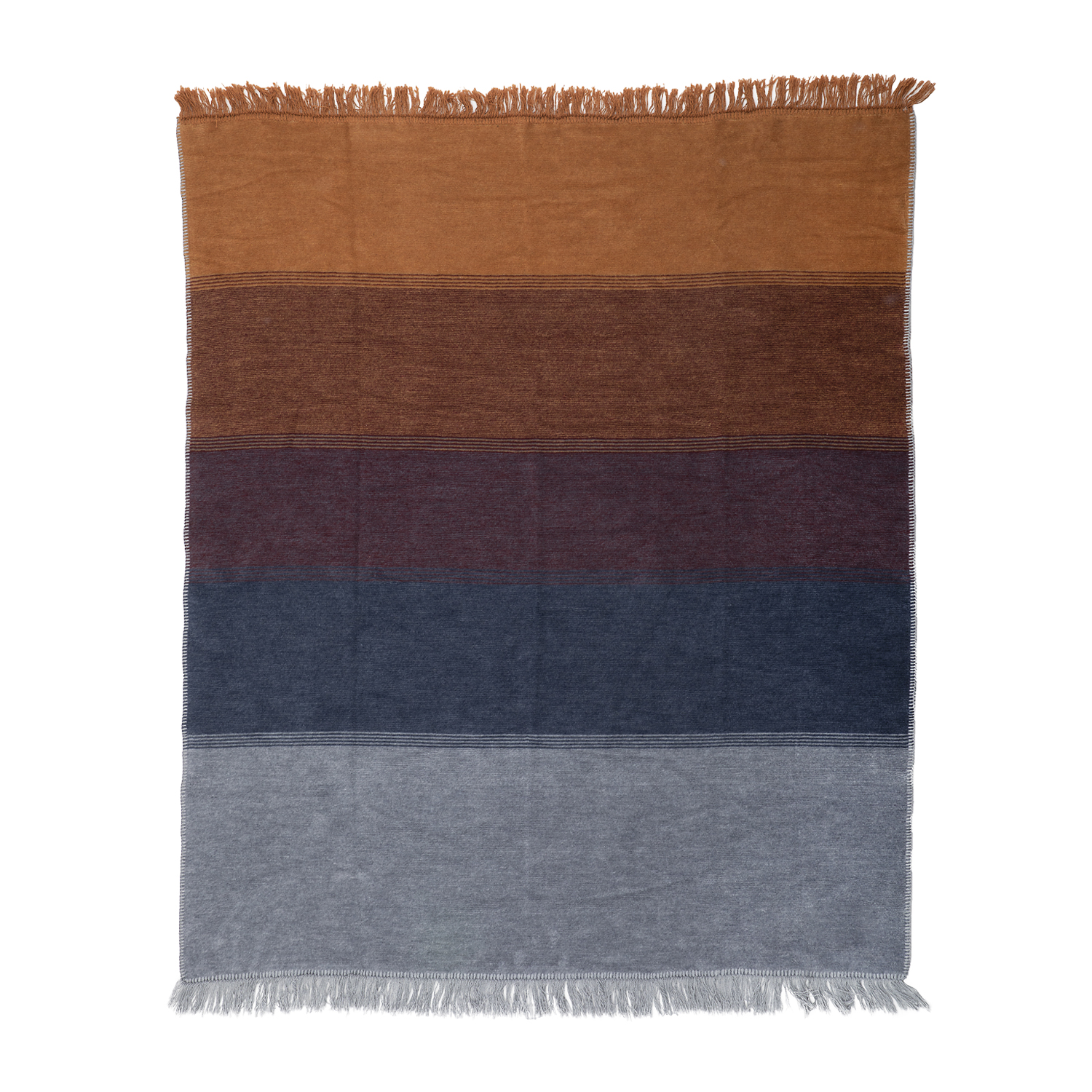 Bohemian Stripe Blanket Made of 58% Recycled Cotton