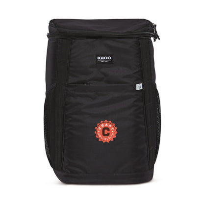 Black Igloo® REPREVE 36 Can Backpack Cooler