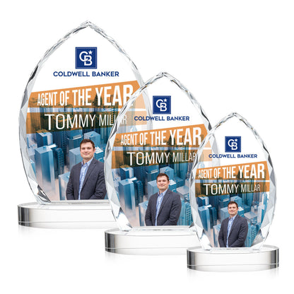 Wilton VividPrint™ Award on Alberton Base - Clear