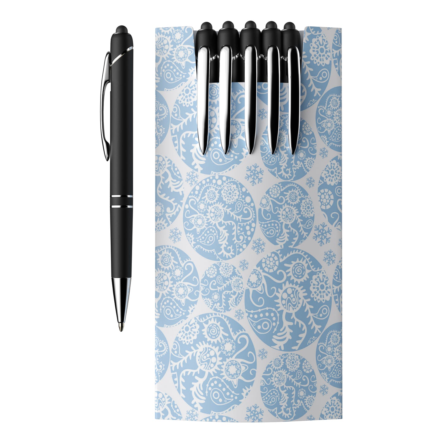 5-piece glacio pen set and custom sleeve