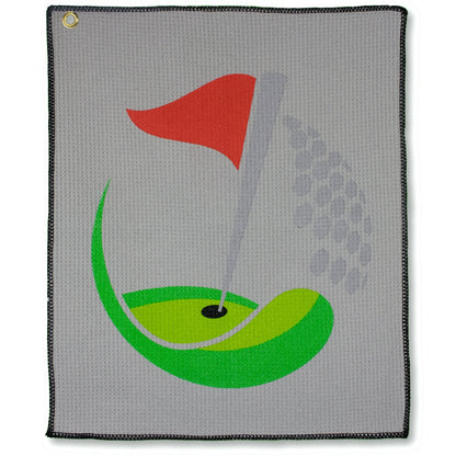 Microfiber Waffle Small Golf Towel