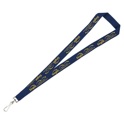 "ANBURN" 3/4" Overseas Silkscreen Lanyard - Overseas Production