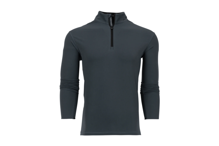 Greyson Tate Mockneck Quarter-Zip - Stingray Grey