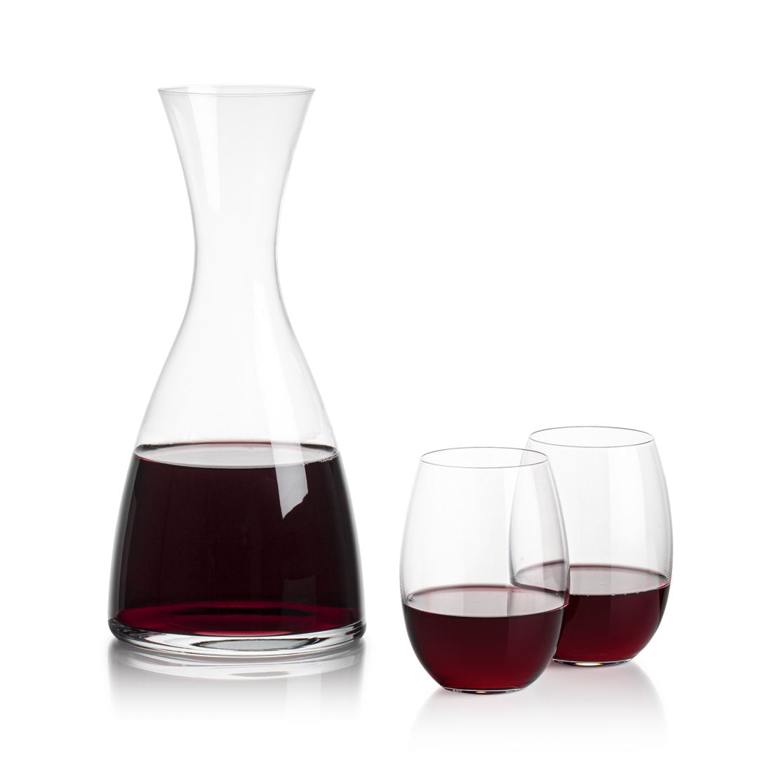Barham Carafe & Carlita Stemless Wine