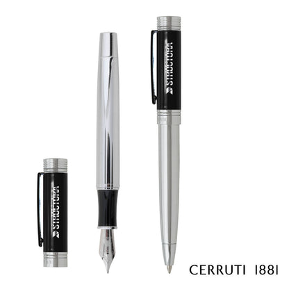 Cerruti 1881® Zoom Classic Ballpoint Pen & Fountain Pen Set
