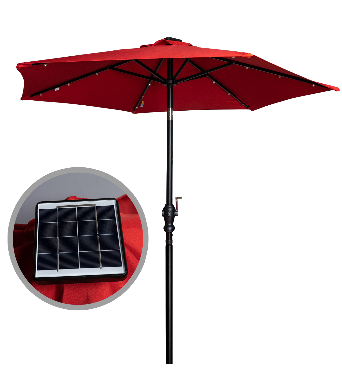 7' LED Market Umbrella
