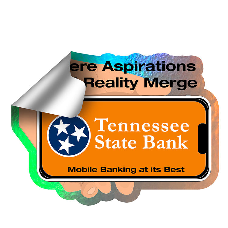 “CUSTOMCUT™” 5” x 7” Full Color Custom Shape Removable Vinyl Sticker Sheets