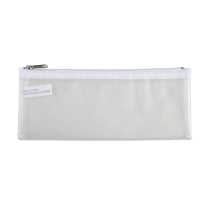 8 ½” W x 3 ½” H -“Dubai” Vinyl Travel Pencil and Accessories Pouch with Zipper