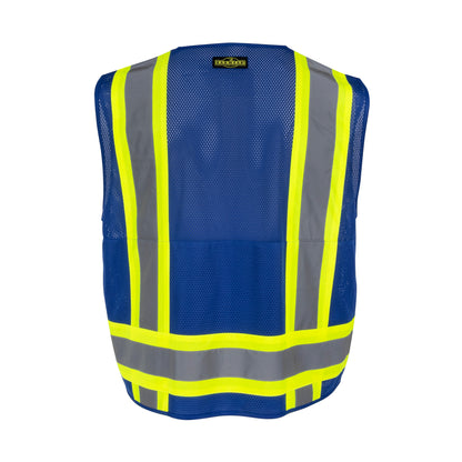 SV6P-1 Type O Class 1 Mesh Surveyor Vest - Blue - Size 2X