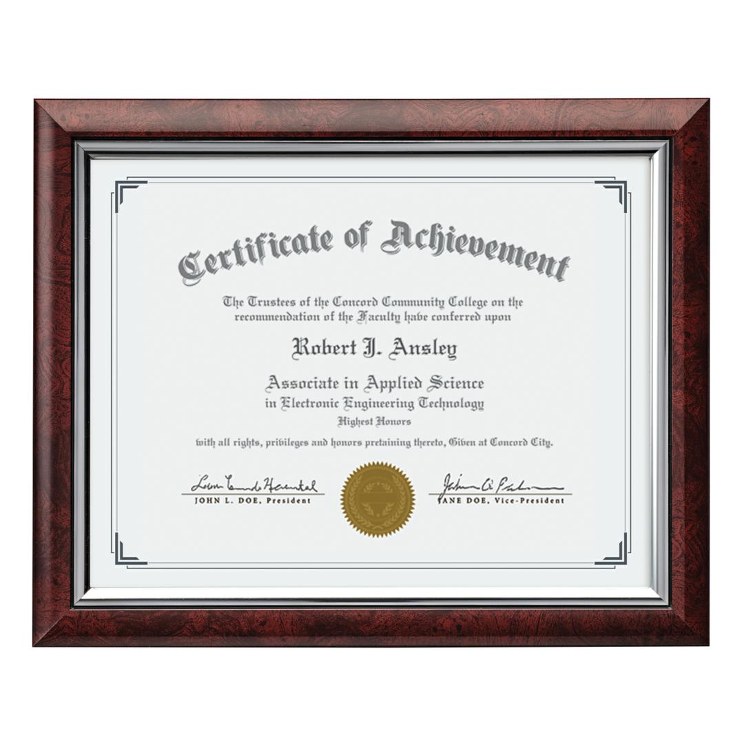 Trent Certificate  Frame
