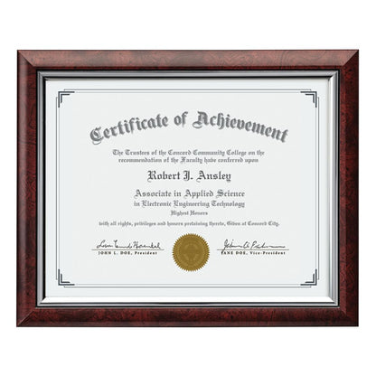 Trent Certificate  Frame