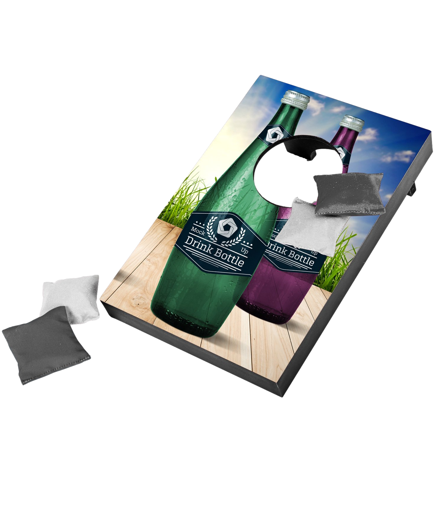 Black & White Bags Mini Bean Bag Toss Game