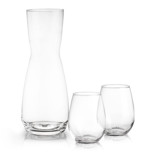 Mason Carafe & Ossington Stemless Wine